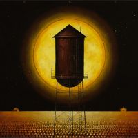 9. WATER TOWER WITH YELLOW MOON - 48